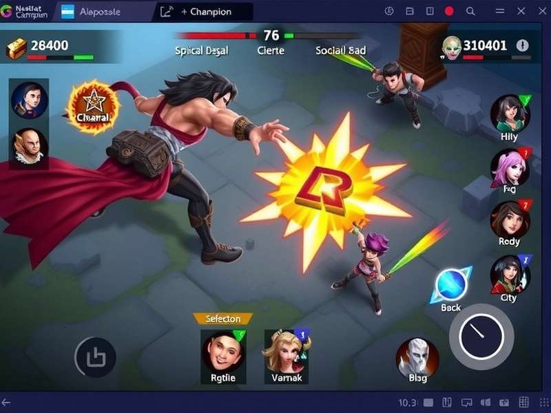 Storm Surge Champion character selection screen